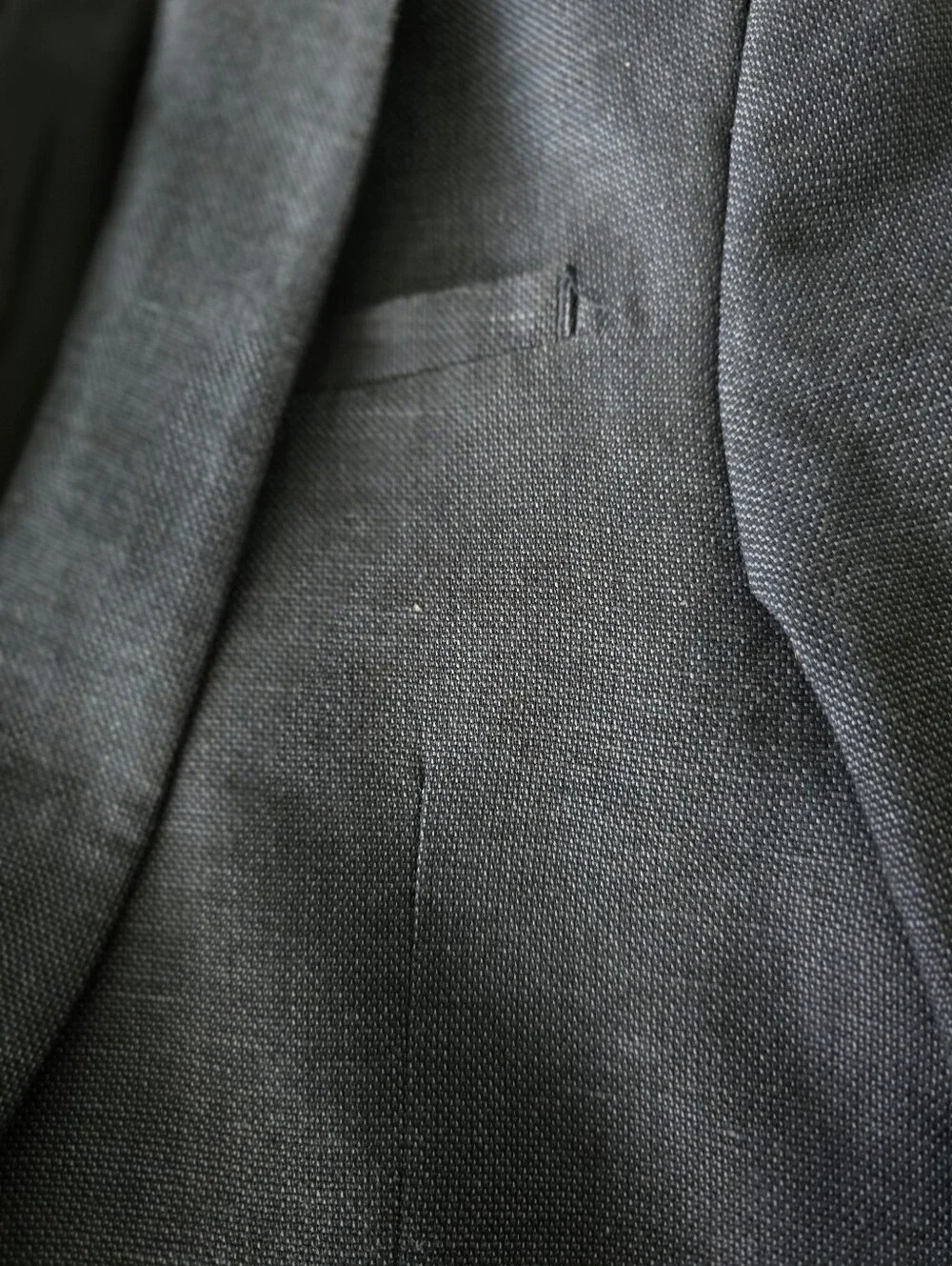 Boys H&M Navy Textured Blazer